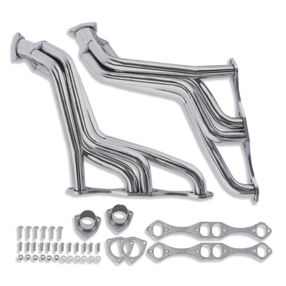 For Chevy Small Block 265-400 V8 1935-1948 Fat Fenderwell Headers Stainless