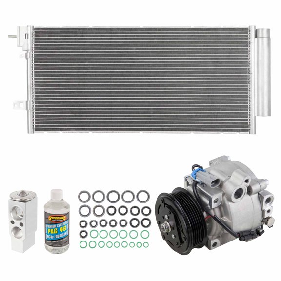 For Chevy Sonic 2014 2015 OEM AC Compressor w/ Condenser Drier - BuyAutoParts