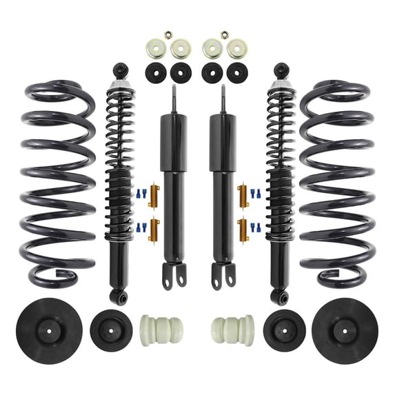 For Chevy Suburban Cadillac Escalade EXT Front Rear Shock Strut Spring Set - BuyAutoParts