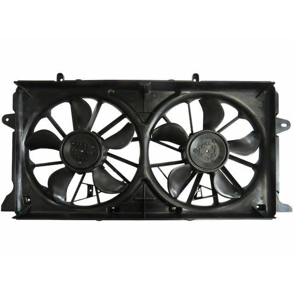 Autobasicparts Radiator Cooling Fan Assembly For 2005-2006 Chevy Tahoe & GMC Yukon - Dual Fans
