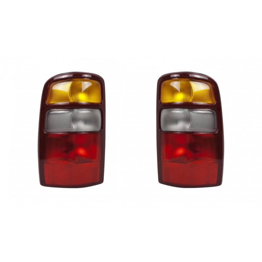 For Chevy Tahoe 2000 01 02 2003 Tail Light Driver and Passenger Side | Pair | XL/Denali | CAPA | GM2800143, GM2801143 | 15224279, 15224278