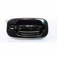 thumbnail image 1 of For Chevy Tahoe 2000-2006 Door Handle Passenger Side | Rear | Outer | Plastic | Smooth Black | Replacement For GM1521120 | 15150760, 19245504, 1 of 2