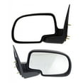 thumbnail image 1 of For Chevy Tahoe Door Mirror 2001 02 03 04 2005 Pair Driver and Passenger Side Chrome Manual Non-Heated GM1320208, 1 of 5