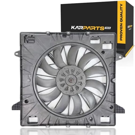 For Chevy Trailblazer 2021 2022 Radiator And Condenser Fan Assembly | 2.5 Liter L4 | 3.6 Liter V6 | With One Big Fan | Replacement For GM3115338