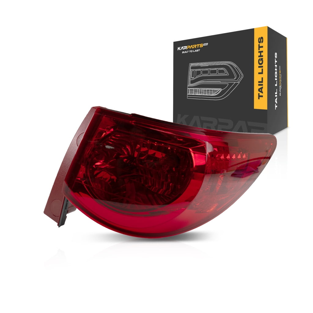For Chevy Traverse 2009 2010 2011 2012 Tail Light Assembly Passenger Side | Outer | Red Lens | Replacement For GM2801238 | 15912686