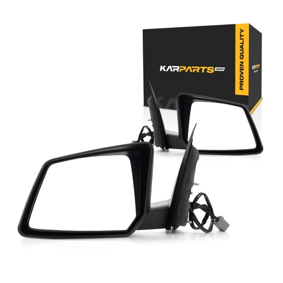 For Chevy Traverse Door Mirror 2009-2016 Pair Driver and Passenger Side Textured Power Non-Heated Folding GM1320388