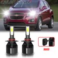 thumbnail image 1 of For Chevy Trax 2013 2014 2015 2016 2017-2022 9005 HB3 LED High Beam Headlight Bulbs Kit 6000K White 2Pcs, 1 of 10