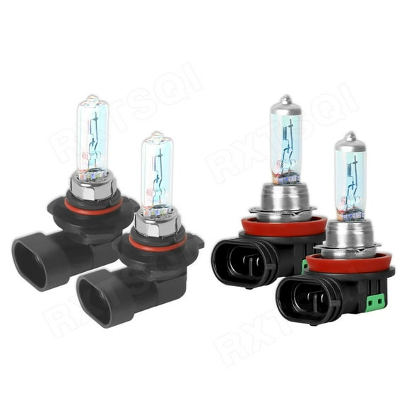 For Chevy Trax 2017-2020 Headlights 9005 Halogen High Beam H11 Low Beam Bulbs 4pc