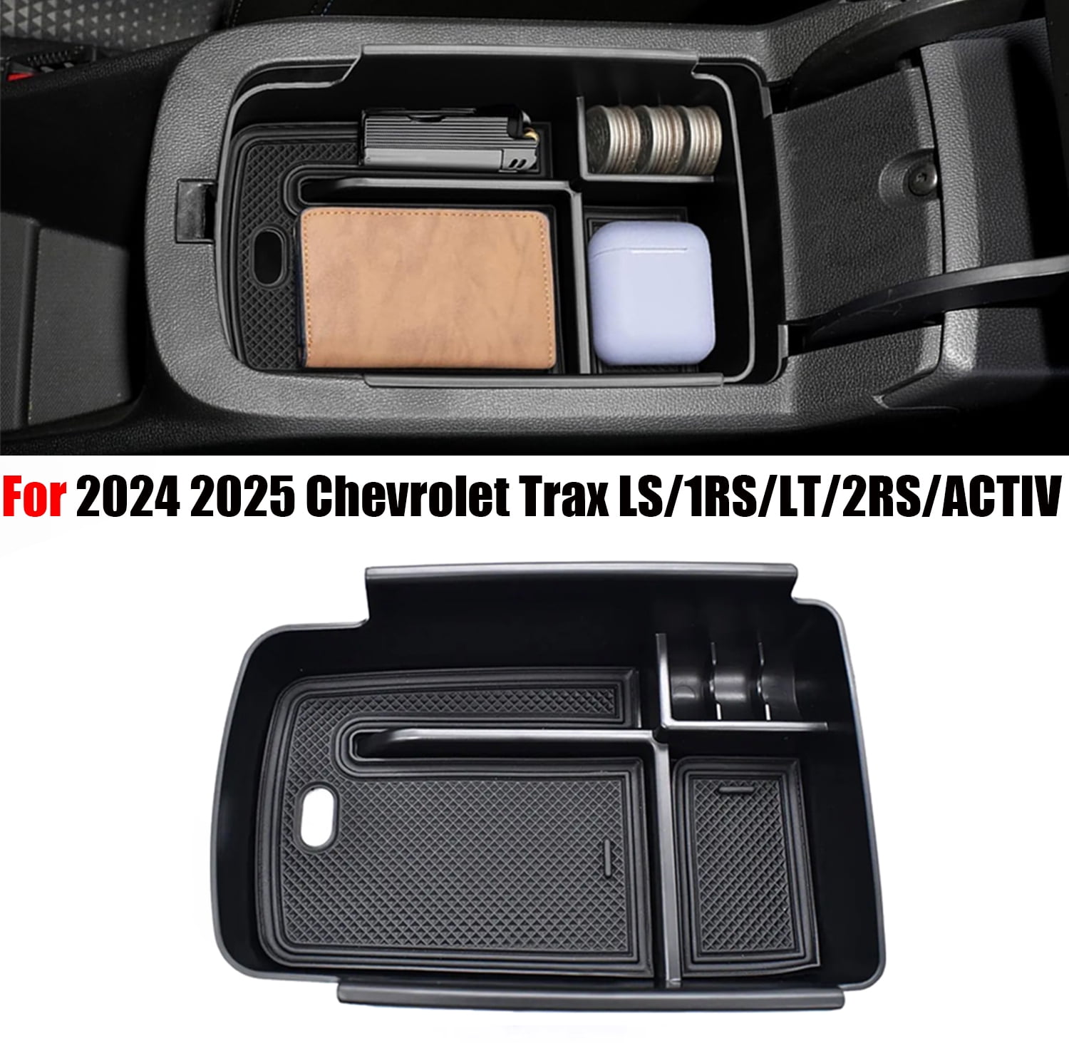 For Chevy Trax LS/LT 2024 2025 Center Console Armrest Storage Box ...