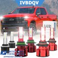 thumbnail image 1 of For Chevy lmpala 2000-2005
  LED Headlight Bulbs,9005 High+9006 Low Beam +880 Fog Beam 6000K Cool White, 1 of 12