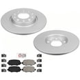 thumbnail image 1 of For Chrysler 200 2015-2017 Rear Coated Disc Brake Rotors Ceramic Pads, Hardware, 1 of 13