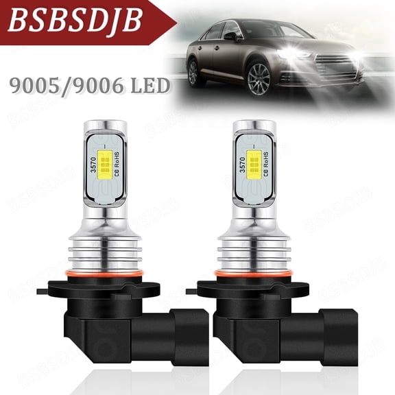 For Chrysler 200 300 2011-2015 LED Headlight Kit 6000K White High/Low Beam Bulbs