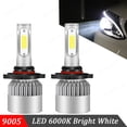 thumbnail image 1 of For Chrysler 200 300 2016 2017 2018 2019 6000K White LED Headlight Bulbs Kit 9005, 1 of 10
