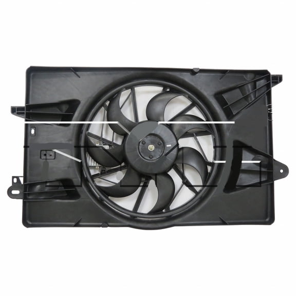 For Chrysler 200 Radiator and A/C Condenser Fan Assembly 2015 2016 2017 w/ Fan Control Module For CH3115180 | 68205996AC
