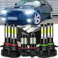 thumbnail image 1 of For Chrysler 300 2005-10 6000K Car LED Headlight+Fog Bulbs White, 1 of 12
