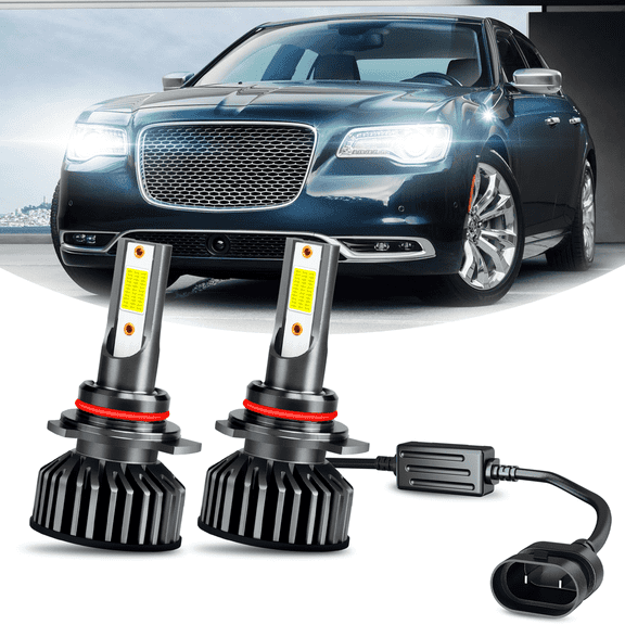 For Chrysler 300 2011 2012 2013 2014 2015 LED Headlight Bulbs 9012 High and Low Beam 2pcs