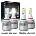thumbnail image 1 of For Chrysler 300 2016 2017 2018 2019 2020 Led Headlight Bulbs HB3 9005 High&Low Beam 4pcs, 1 of 10