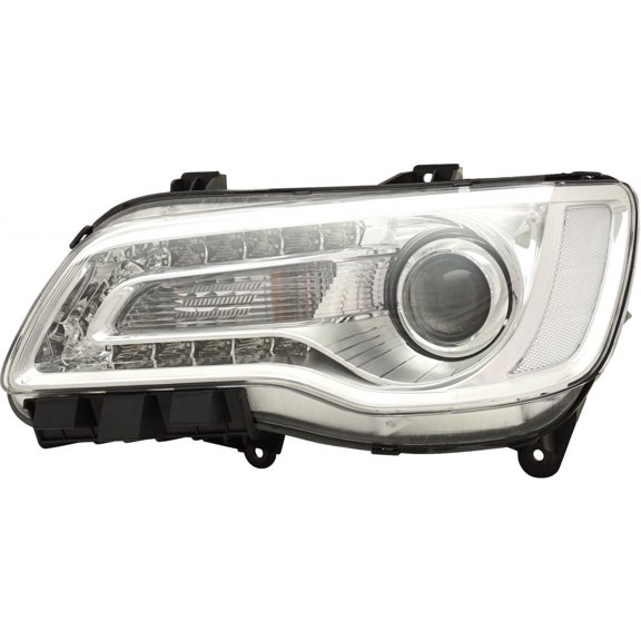 For Chrysler 300 Headlight Assembly 2018 2019 2020 Driver Side Chrome Bezel Projector Code LMC/MFP CAPA Certified CH2502322 | 68402947AA