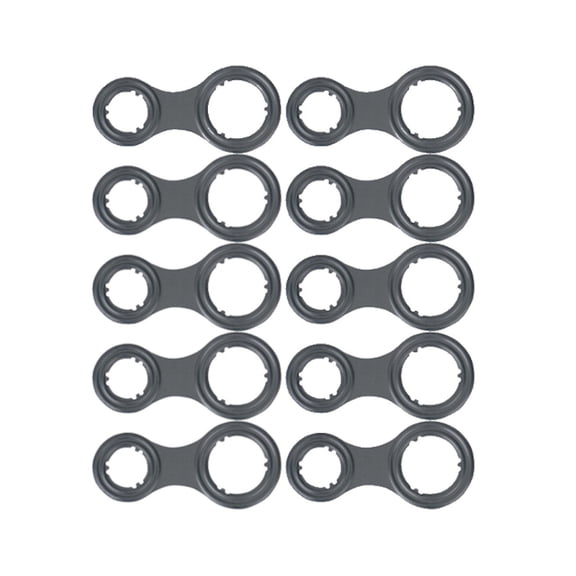 For Chrysler Crossfire 2004 2005 Air Conditioning Compressor Gaskets | 10 Pieces | Metal | Replacement For FJC4154, SNACP0065