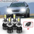 thumbnail image 1 of For Chrysler Pacifica 2004 2005 2006 - 4x H7 LED Headlight High Low Beam Bulbs Kit Super Bright White, 1 of 10