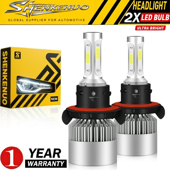 For Chrysler Pacifica 2007 2008 LED Headlight Bulbs H13 9008 High and Low Beam 2pcs