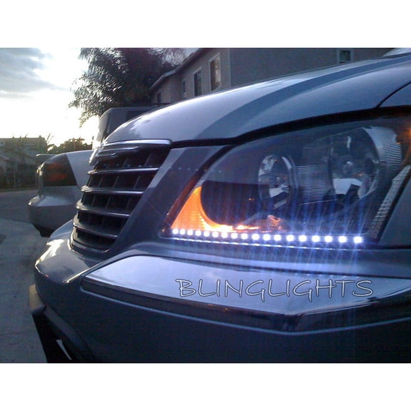 For Chrysler Pacifica LED DRL Head Light Strips Day Time Running Lamps