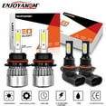 thumbnail image 1 of For Chrysler Sebring 1996-2000 2001 2002 2003 -4x LED Headlight Bulbs 9007/HB5 High Low Beam 9005/9145/9006 Fog Light 6000KWhite, 1 of 15