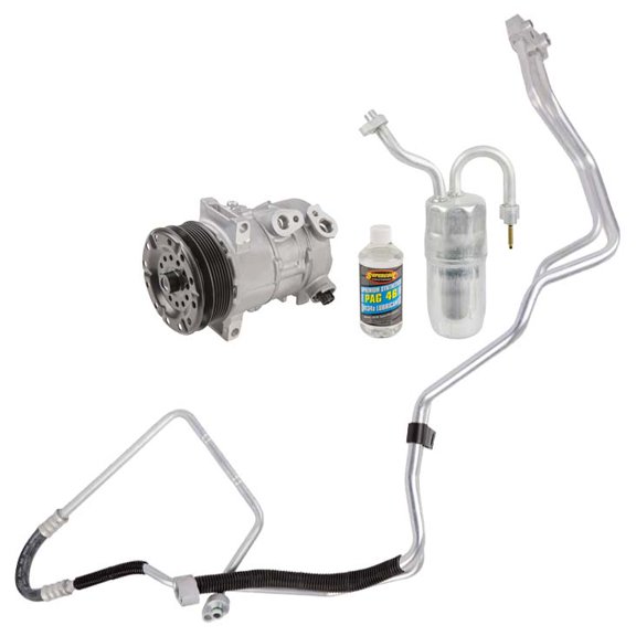 For Chrysler Sebring Dodge Avenger 2009 2010 AC Compressor w/ A/C Repair Kit - BuyAutoParts