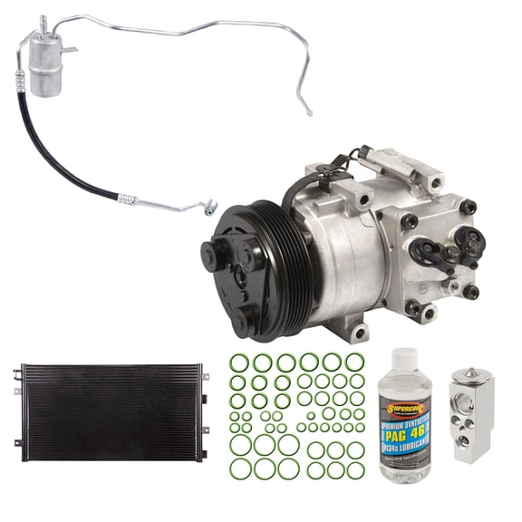 For Chrysler Sebring Dodge Stratus OEM AC Compressor w/ Condenser Drier - BuyAutoParts