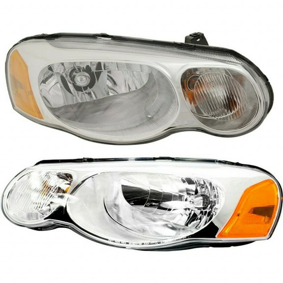 For Chrysler Sebring Headlight Assembly 2004 2005 2006 Pair Driver and Passenger Side | DOT | CH2502150N