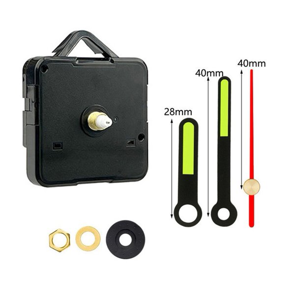 For Clock Repairs Luminous Quartz Movement DIY Clock Accessories Accurate Timekeeping Quartz Movement Luminous Wall Clock