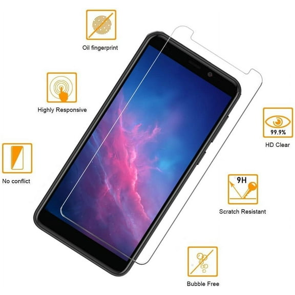 For Cloud Mobile Stratus C7 2x Tempered Glass Screen Protector