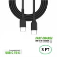thumbnail image 1 of For Cloud Mobile Stratus C8 1X 3FT Braided Fast USB Cable Type C TO C, 1 of 7