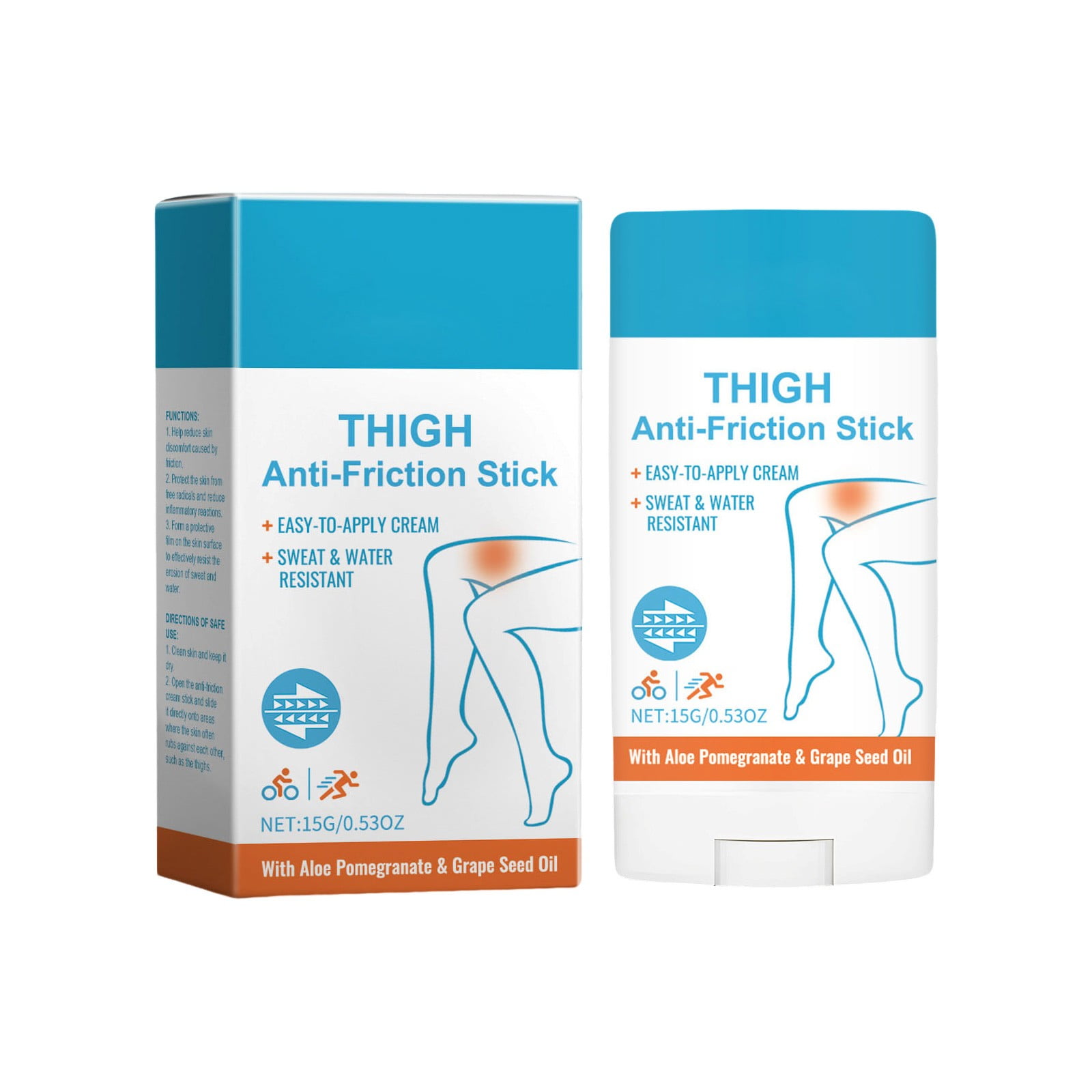 For Comfortable Travel Thigh Friction Stick Easily Resolves Walking