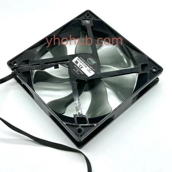 For Cooler Master A12025-20CB-4BP-F1 DC 12V 0.37A 120x120x25mm 4-Wire Server Cooling Fan