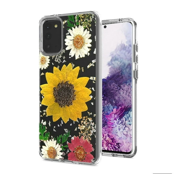 For Coolpad Legacy Brisa Floral Glitter Design Case Cover - Sunflower