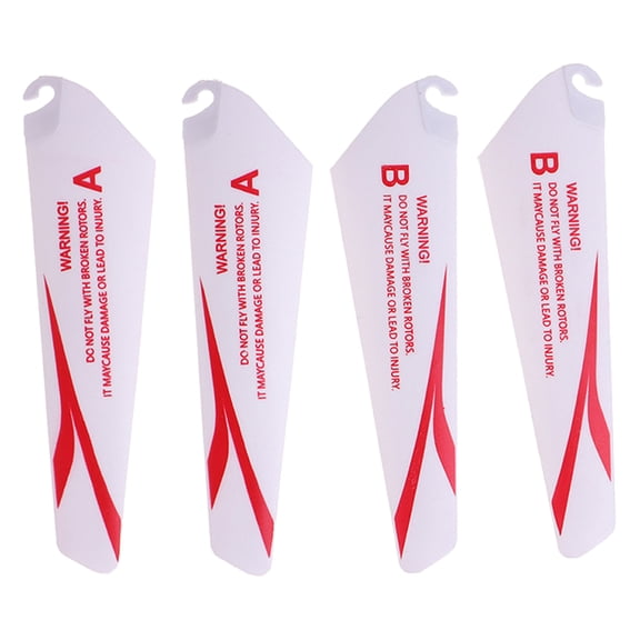 For Copter Lightweight 9cm Blade Propellers for Remote Control Helicopter Aircraft A B Fan Paddles Blade Propellers Set