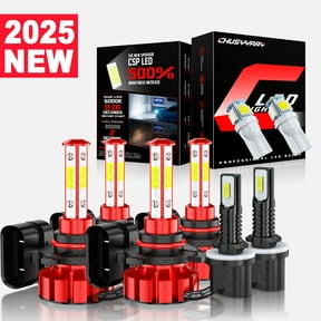For Corvette C5 1997-2004 LED Headlight Hi/Lo Beam Fog Light Bulbs Combo 6000K