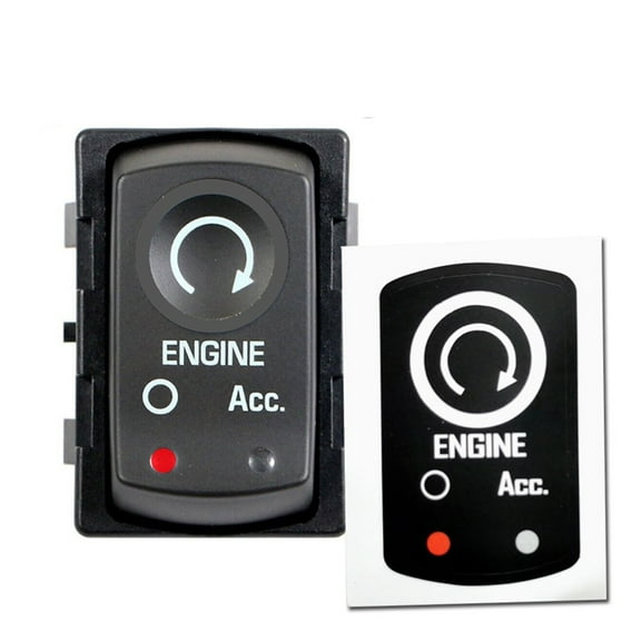 For Corvette C6 Stop Start Button Repair Decals Sticker Button Repair Decal