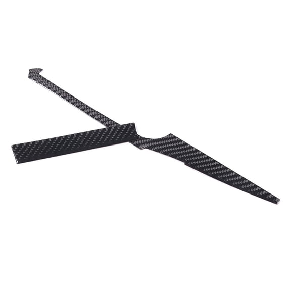 For Corvette C7 2014-2019 Soft Carbon Fiber Car Navigation Screen Lower Panel Cover Trim Sticker Accessories