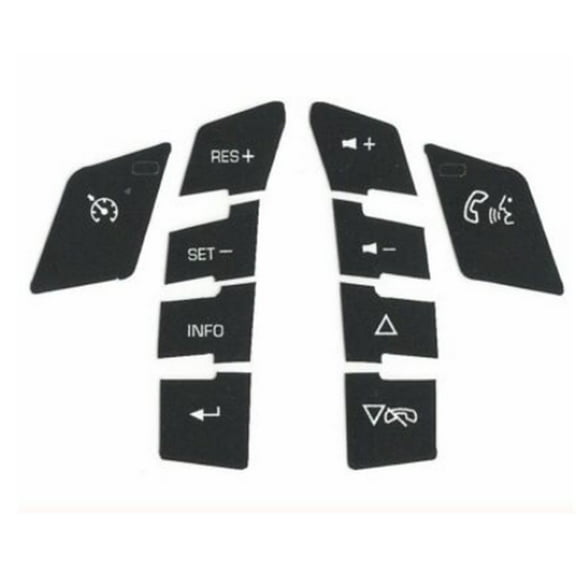 For Corvette For Malibu C6 For Pontiac G6 Steering Wheel Button Repair Decals Stylish Sticker Proctct Your Car Fragile Button Fangkenuo