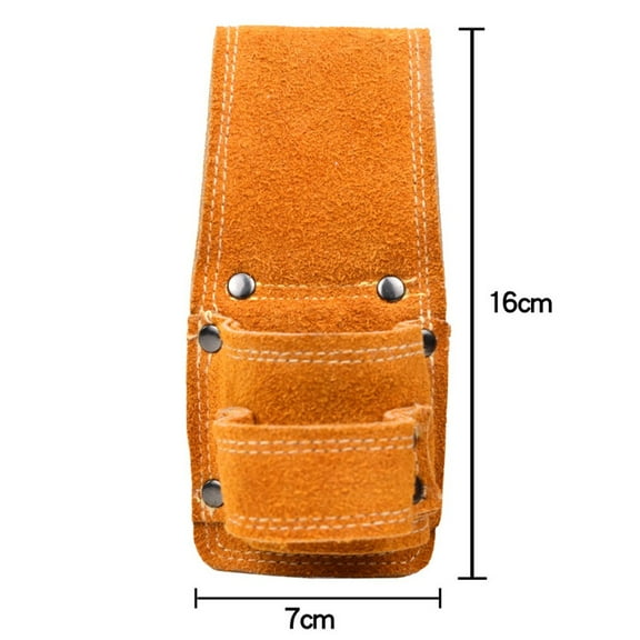 For Cowhide Hammer Holder For Belt - Convenient Tool Storage & Access! Double Socket