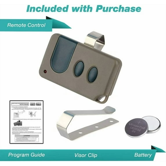 For Craftsman Garage Door Opener 3 Button Remote Hbw1255 139.53681B 390Mhz