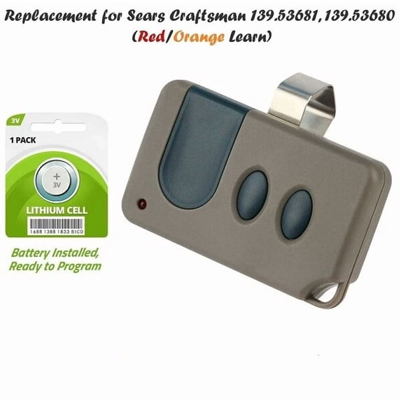 Craftsman Remote For Craftsman Garage Door Opener 3 Button Remote Hbw1255 139.53681B ...