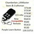 thumbnail image 1 of For Chamberlain Garage Door Opener Mini Remote Part For Purple Learn Button, 1 of 1