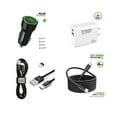 For Cricket Debut Flex 20W Car Charger Plus 20W Wall Charger with 1X A to C & 1X C to C USB