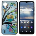 thumbnail image 1 of For Cricket Debut S2 U380AC TPU 1-Piece Flexible Skin Cover Cell Phone Case - Owl, 1 of 5