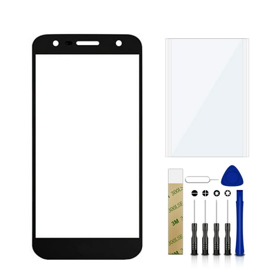 For Cricket LG X Charge M327 Replacement Front Outer Glass Lens Screen Tool