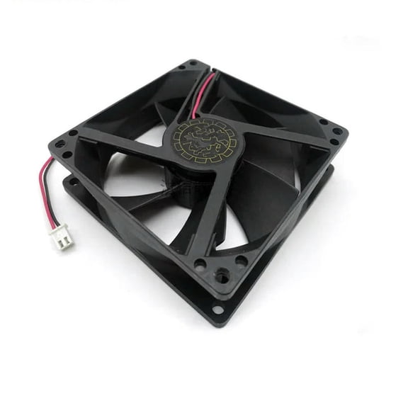 For D90SM-12 DC 12V 0.18A 90x90x25mm 2-wire Server Cooling Fan