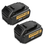 For DEWALT DCB206-2 20 Volt Max XR 6.0AH Lithium Ion Premium Battery